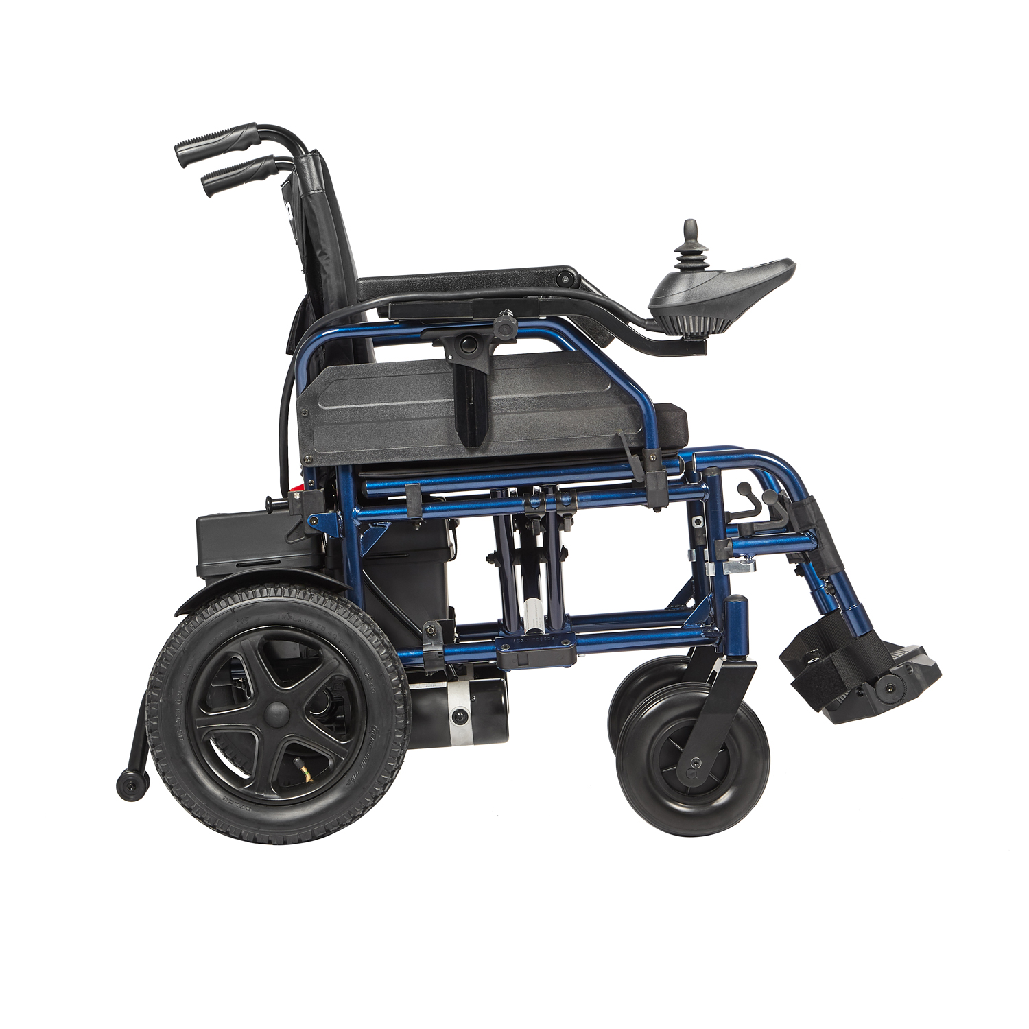 Кресло-коляска инвалидная ORTONICA Pulse 120 с электроприводом (2х36Ah), до 125кг (цельно-литые шины, ширина сиденья 45,5см) - 1